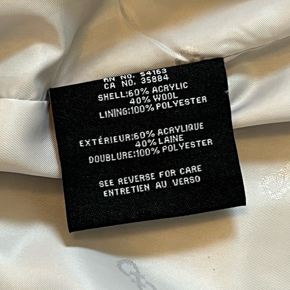 Cole Haan Signature Dropped Shoulder Wool Blend Coat - Size 10 (EUC) - Picture 12 of 12